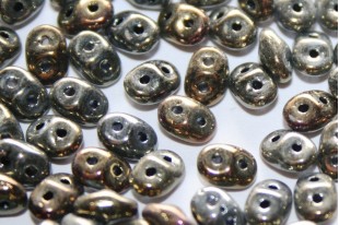 Superduo Beads Iris-Brown 5x2,5mm - 10gr