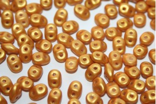 Superduo Beads Gold Shine-Gold 5x2,5mm - 10gr