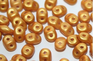 Superduo Beads Gold Shine-Gold 5x2,5mm - 10gr