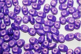 Superduo Beads Gold Shine Purple 5x2,5mm - 10gr