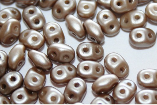 Superduo Beads Pastel Light Brown/Coco 5x2,5mm - 10gr 2