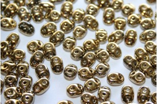 Superduo Beads Full Amber 5x2,5mm - 10gr