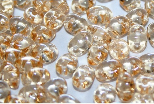Superduo Beads Luster-Transparent Champagne 5x2,5mm - 10gr 2