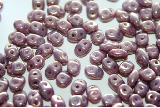 Superduo Beads Luster-Metallic Amethyst 5x2,5mm - 10gr