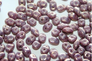 Perline Superduo Luster-Metallic Amethyst 5x2,5mm - 10gr