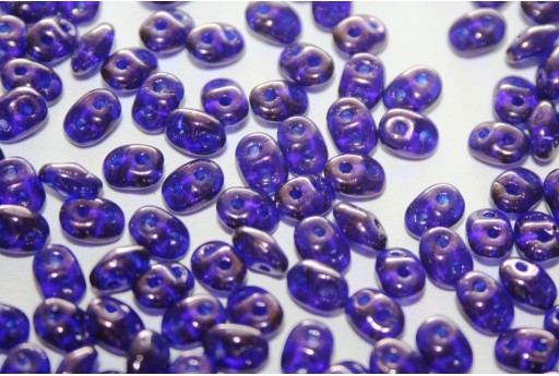 Superduo Beads Cobalt Vega Luster 5x2,5mm - 10gr