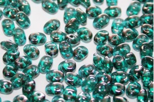 Perline Superduo Emerald Vega 5x2,5mm - 10gr