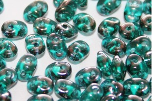 Superduo Beads Emerald Vega 5x2,5mm - 10gr