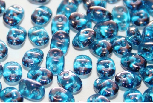Superduo Beads Aquamarine Vega 5x2,5mm - 10gr 2