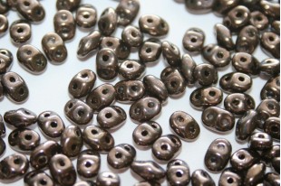 Superduo Beads Chocolate Bronze 5x2,5mm - 10gr