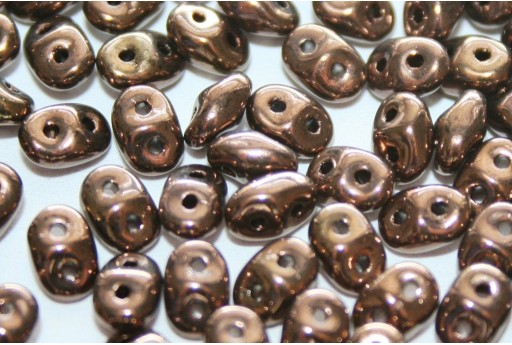 Superduo Beads Dark Bronze 5x2,5mm - 10gr 2