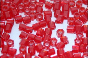 Perline Toho Hexagon Transparent Ruby 8/0 - 10gr