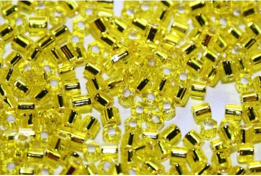 Perline Toho Hexagon Silver Lined Lemon 11/0 - 10gr 2