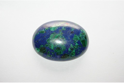 Cabochon Pasta di Lapis Malachite Ovale 30x40mm - 1pz