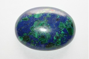 Cabochon Pasta di Lapis Malachite Ovale 30x40mm - 1pz