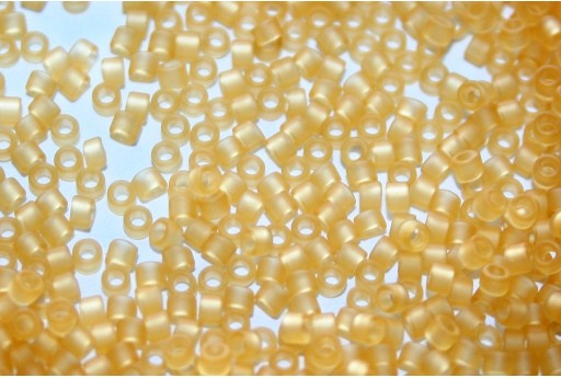 Treasure Toho Transparent Frosted Light Topaz 11/0 - 5gr 2