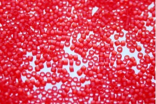 Treasure Toho Seed Beads Tr. Frosted Light Siam Ruby 11/0 - 5gr