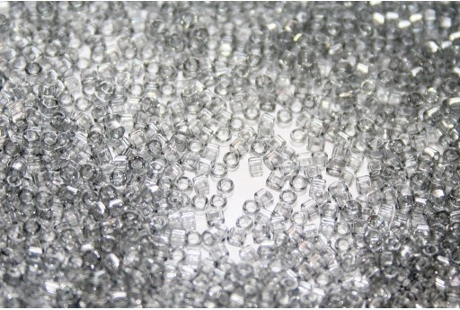 Treasure Toho Seed Beads Transparent Black Diamond 11/0 - 5gr
