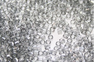 Treasure Toho Seed Beads Transparent Black Diamond 11/0 - 5gr
