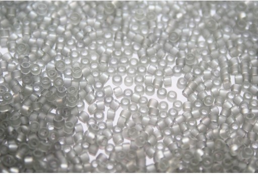 Treasure Toho Seed Beads Tr. Frosted Light Gray 11/0 - 5gr