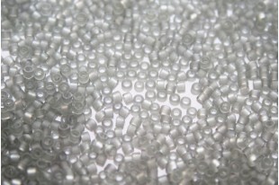 Treasure Toho Seed Beads Tr. Frosted Light Gray 11/0 - 5gr