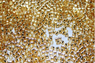 Treasure Toho Seed Beads Silver Lined Light Topaz 11/0 - 5gr
