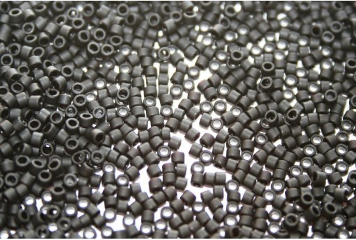 Treasure Toho Seed Beads Opaque Frosted Jet 11/0 - 5gr