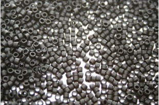 Treasure Toho Seed Beads Opaque Frosted Jet 11/0 - 5gr