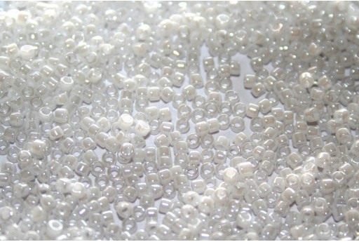 Treasure Toho Seed Beads Opaque Lustered White 11/0 - 5gr