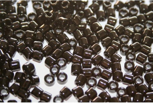 Treasure Toho Seed Beads Opaque Jet 8/0 - 5gr