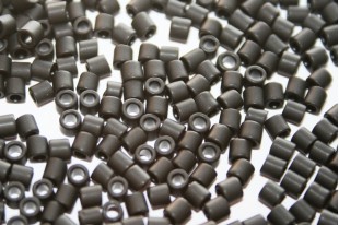 Treasure Toho Seed Beads Opaque Frosted Jet 8/0 - 5gr