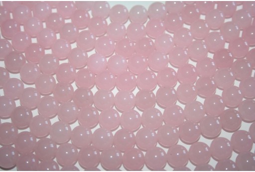 Filo 38 Pietre Giada Rosa pallido Sfera 10mm GI61