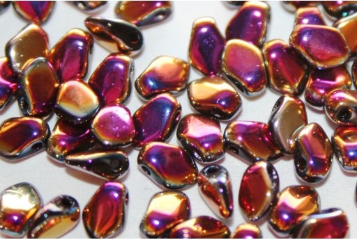 Czech Glass Beads Gekko® Jet Full Sliperit 3x5mm - 5gr 2
