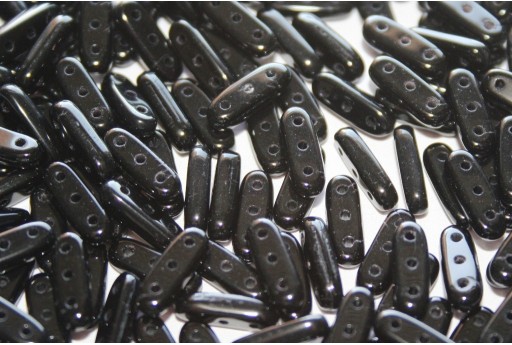 Czech Glass Beads Beam Jet 10x3mm - 5gr 2