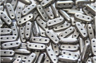 Czech Glass Beads Beam Saturated Metallic Sharkskin 10x3mm - 5gr