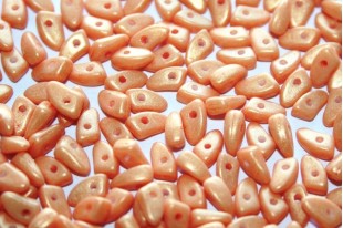 Czech Glass Beads Prong Pacifica Tangerine 3x6mm - 5gr