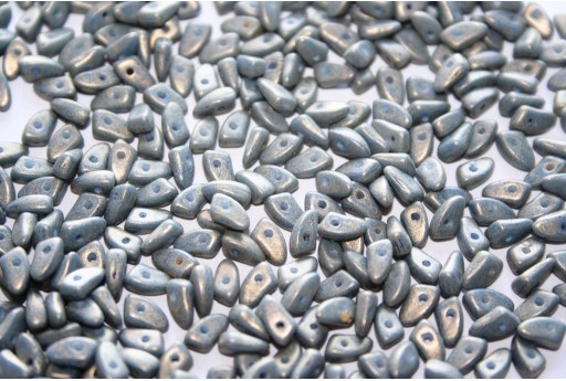 Czech Glass Beads Prong Pacifica Poppy Seed 3x6mm - 5gr