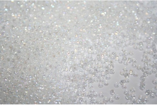 Toho Seed Beads Transparent Rainbow Crystal 11/0 - Pack 250gr