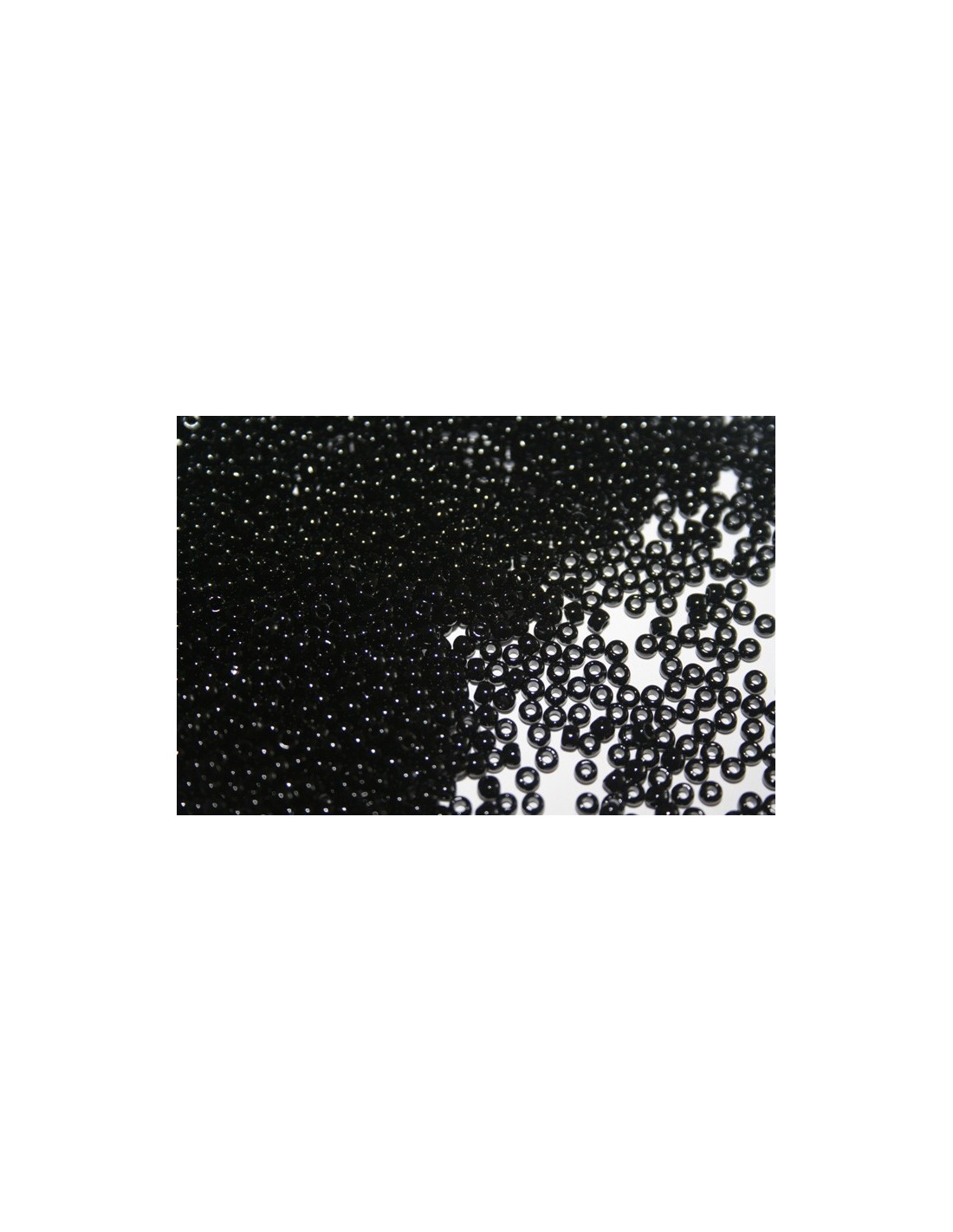 Perline Toho Giapponesi 11/0 (2,2 Mm) - Opaque Jet Black #49 - 10 Grammi Di Qualità Top Per I Tuoi Gioielli!