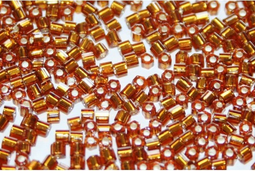 Perline Toho Hexagon Silver Lined Smoky Topaz 11/0 - 10gr 2