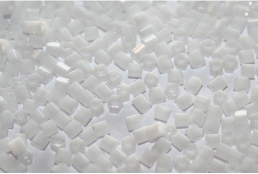 Hexagon Toho Seed Beads Opaque White 11/0 - 10gr 2