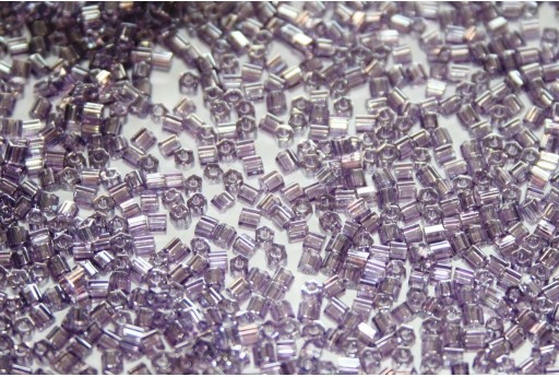Hexagon Toho Seed Beads Transparent Luster Sugar Plum 11/0 - 10gr