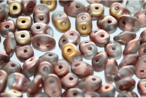 Superduo Beads Matte-Apollo Gold 5x2,5mm - 10gr 2