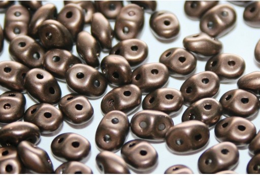 Superduo Beads Matte Dark Bronze 5x2,5mm - 10gr 2