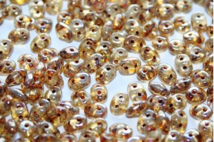 Perline Superduo Crystal-Picasso 5x2,5mm - 10gr