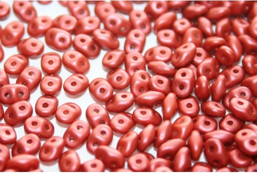 Superduo Beads Satin Metallic Sangria 5x2,5mm - 10gr