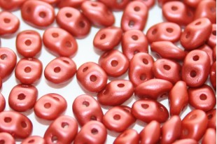 Perline Superduo Satin Metallic Sangria 5x2,5mm - 10gr