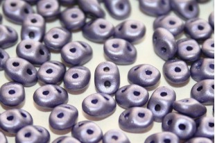 Perline Superduo Satin Metallic Lavender 5x2,5mm - 10gr