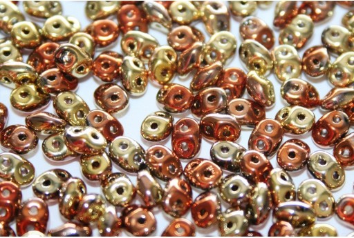 Superduo Beads California Golden Rush 5x2,5mm - 10gr