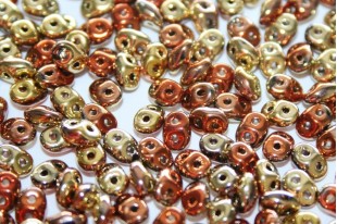 Superduo Beads California Golden Rush 5x2,5mm - 10gr